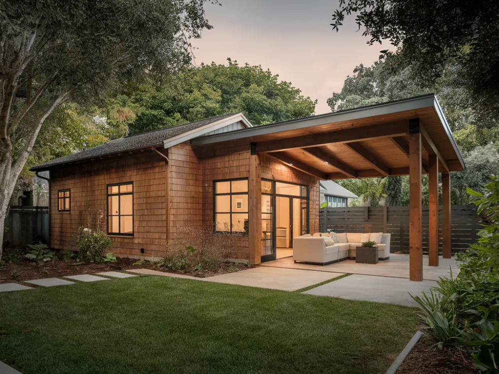 Completed ADU on a Burbank lot after a site feasibility review