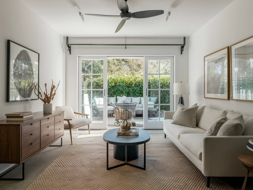Completed garage conversion ADU in Burbank, California