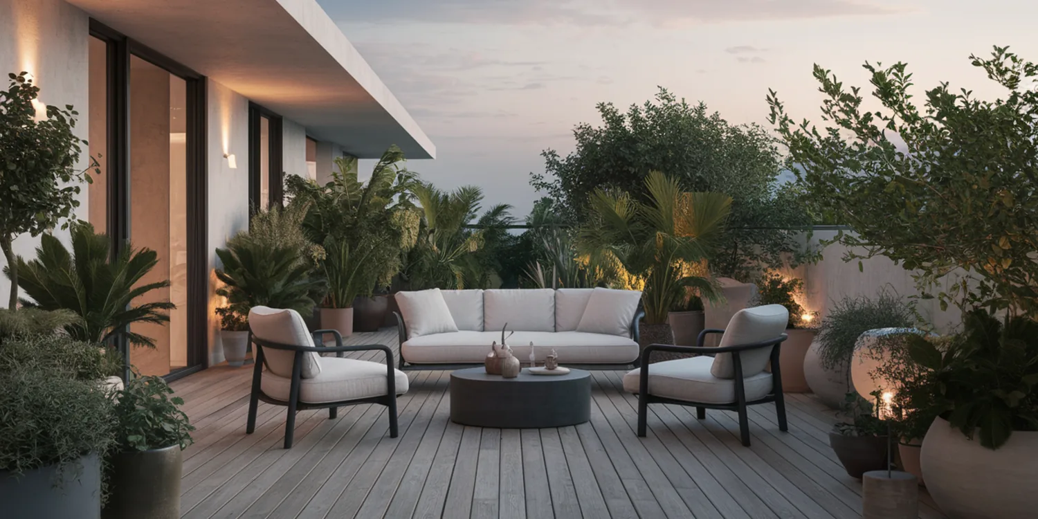 Outdoor living space construction at a Burbank, CA home