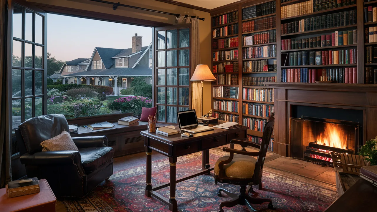 Soundproof edit room built in a Studio City, California home