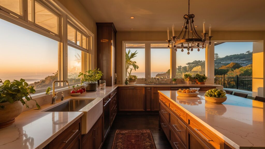 Beautiful California kitchen in the Sunset