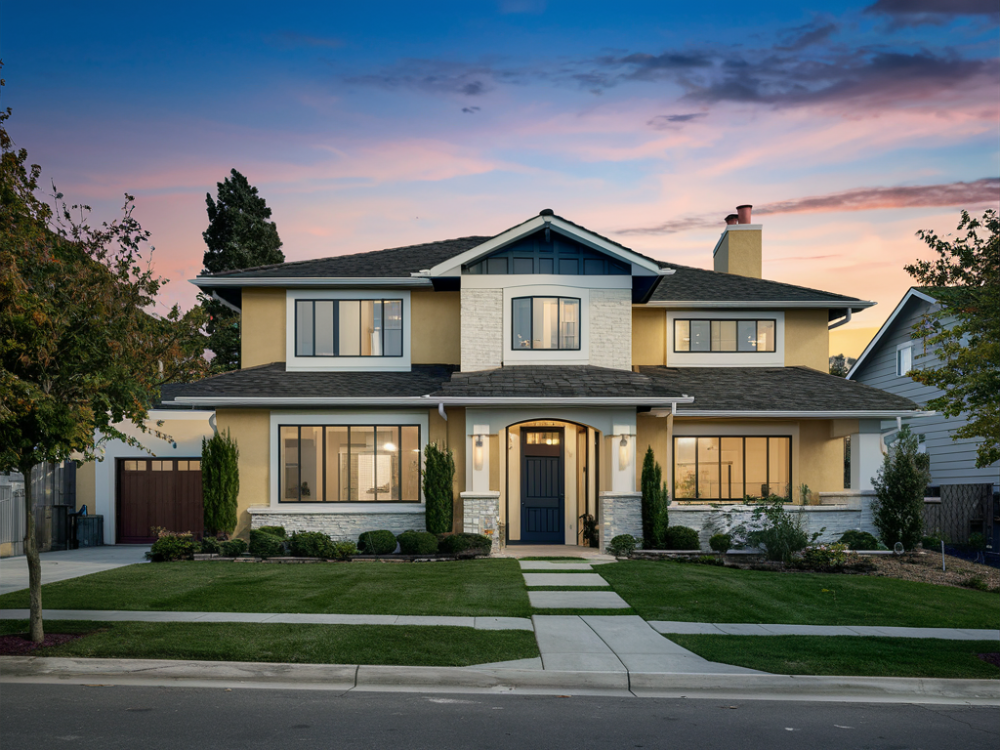 A simple yet classic burbank home with freshly done exterior remodeling