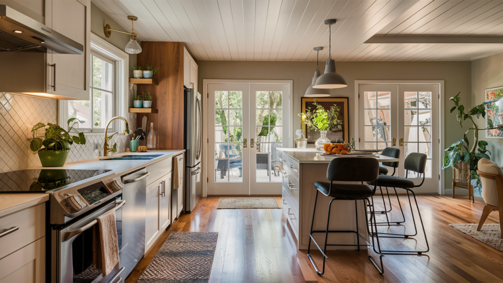 a stylish kitchen in Burbank CA