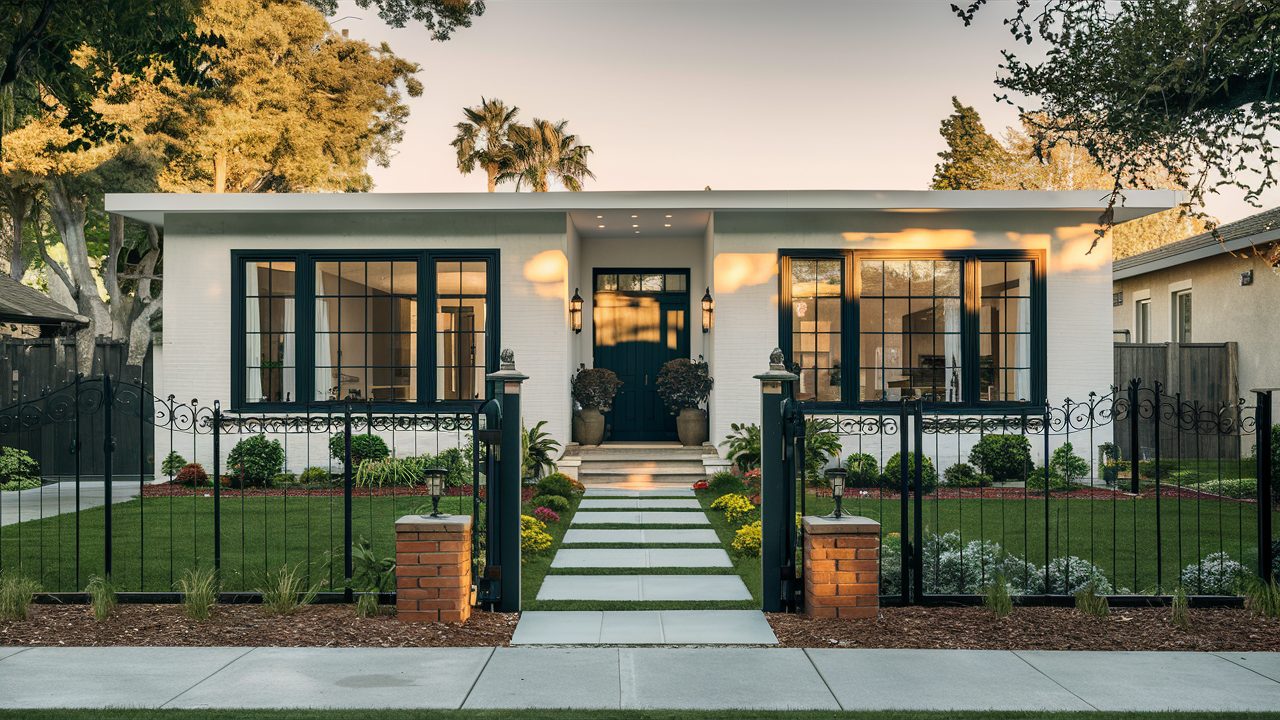 Burbank home exterior remodeled