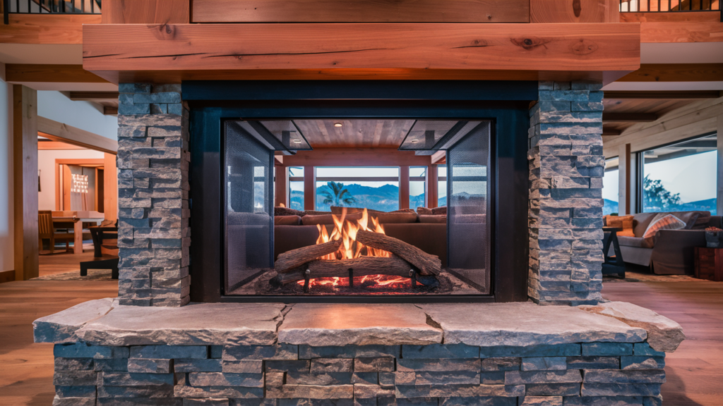 a cozy remodeled burbank fireplace