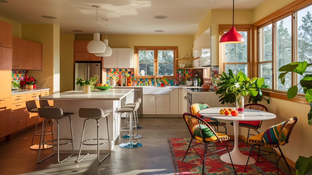 a vibrant burbank ca kitchen